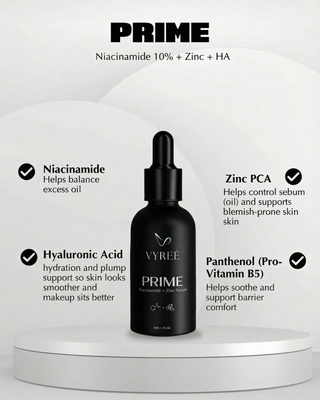 Prime - Niacinamide 10% + Zinc + HA