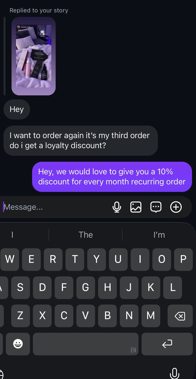 Customer testimonial