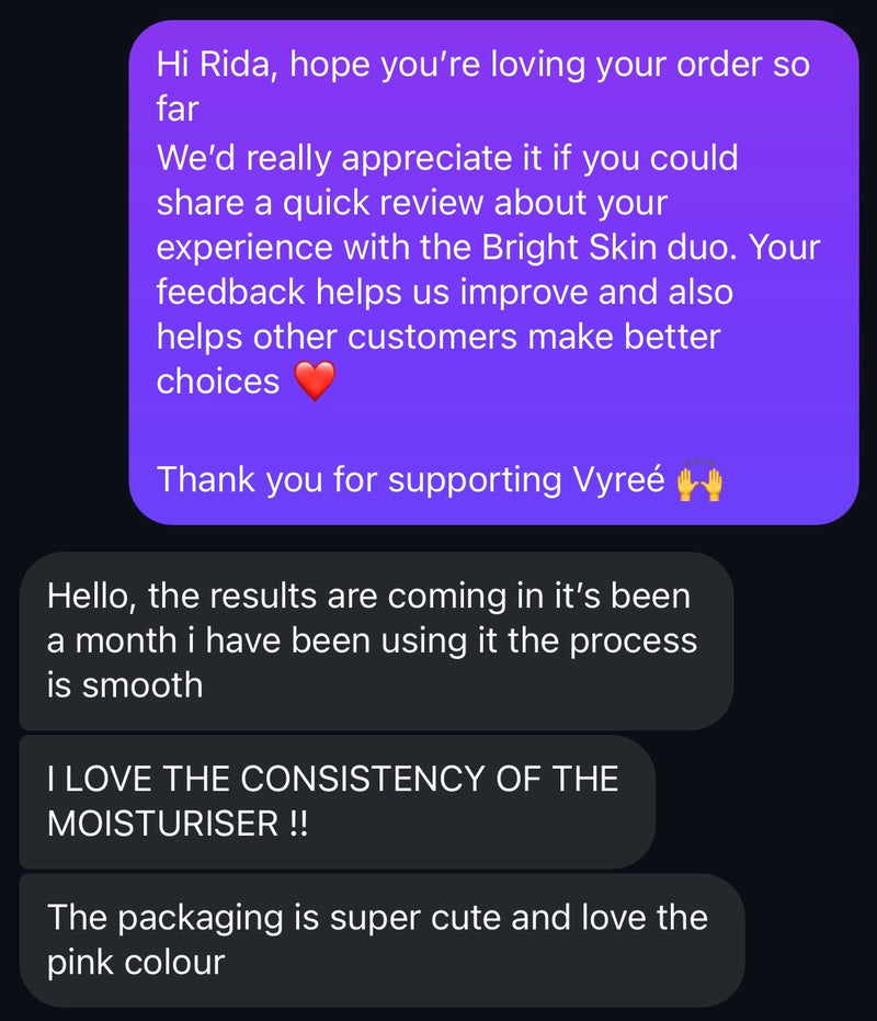 Customer testimonial