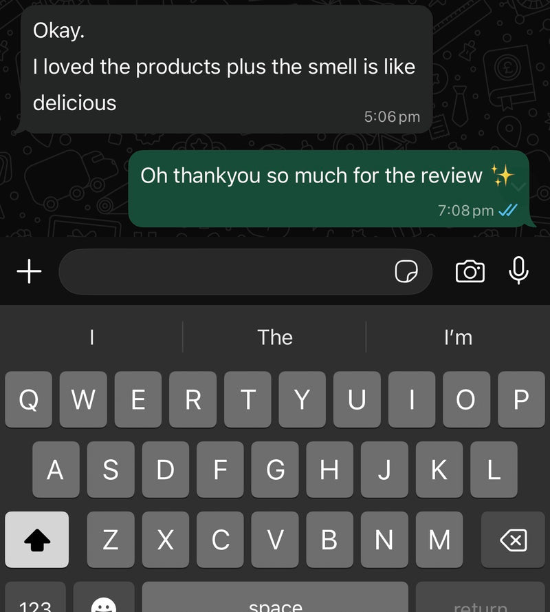 Customer testimonial