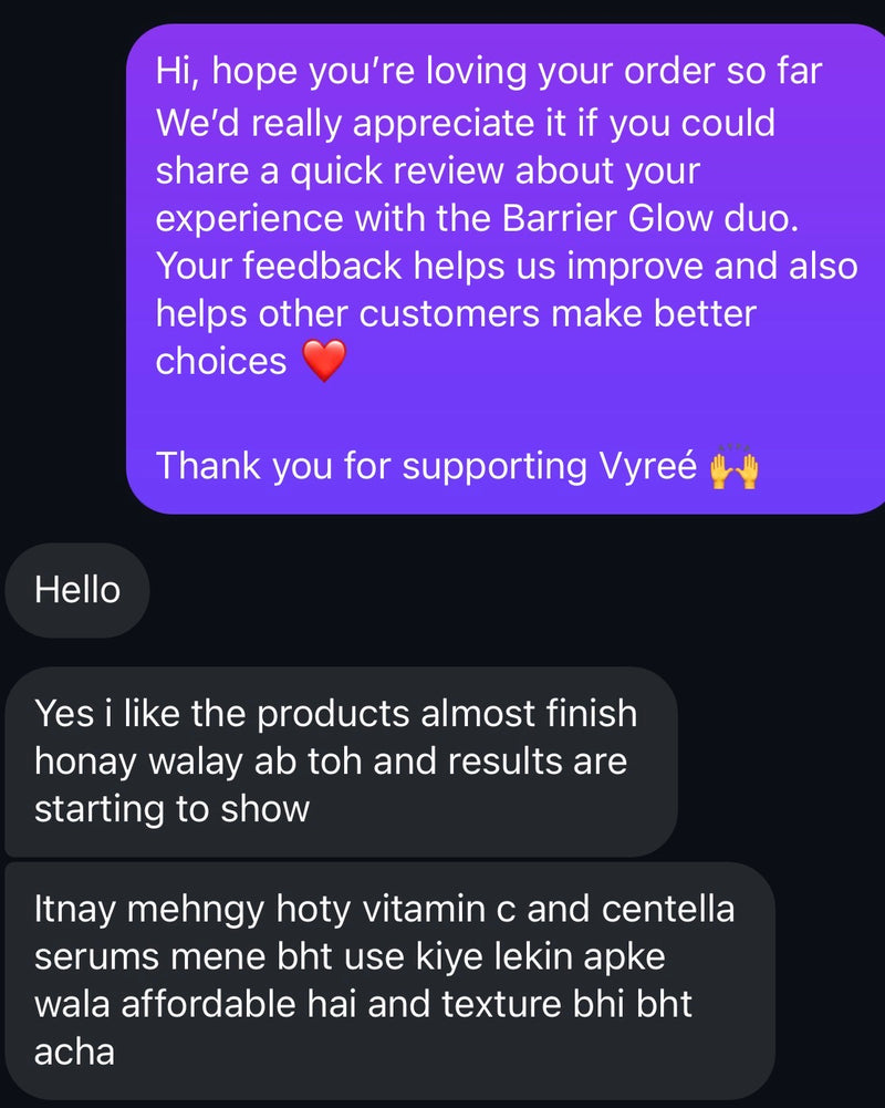 Customer testimonial