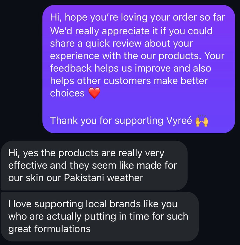 Customer testimonial