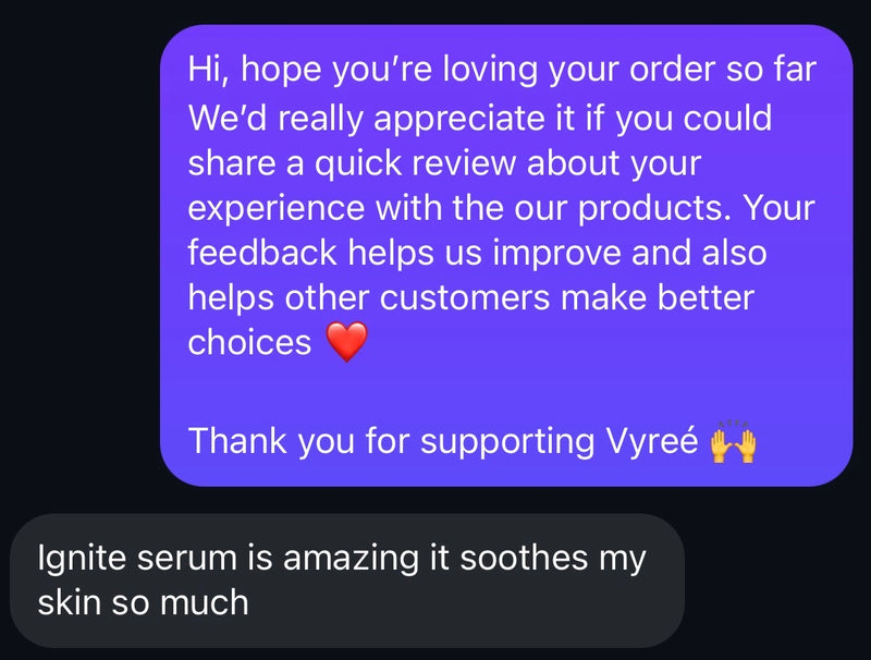 Customer testimonial