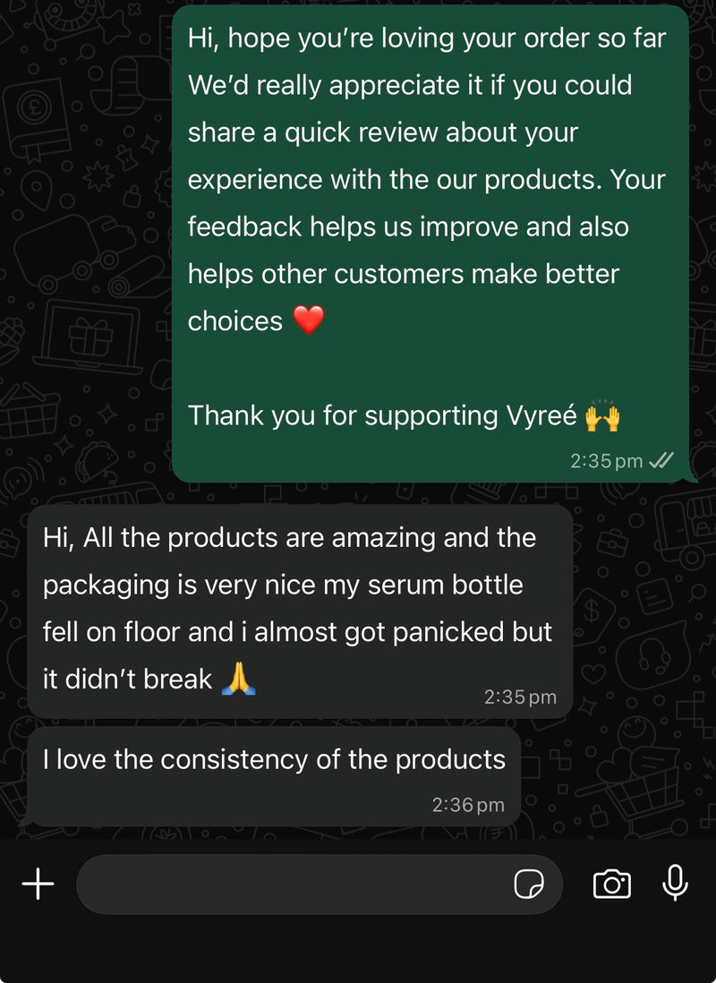Customer testimonial